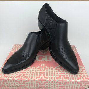 Gianni Bini Lets Dance Women’s Leather Western Ankle Boot - Size 7